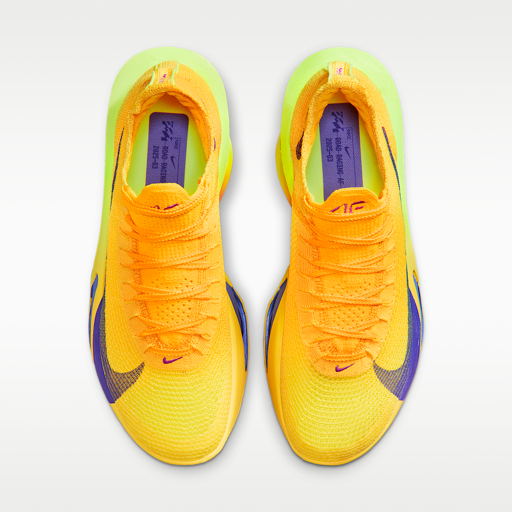 Alphafly NEXT% 3 'Laser Orange Indigo Burst Citron