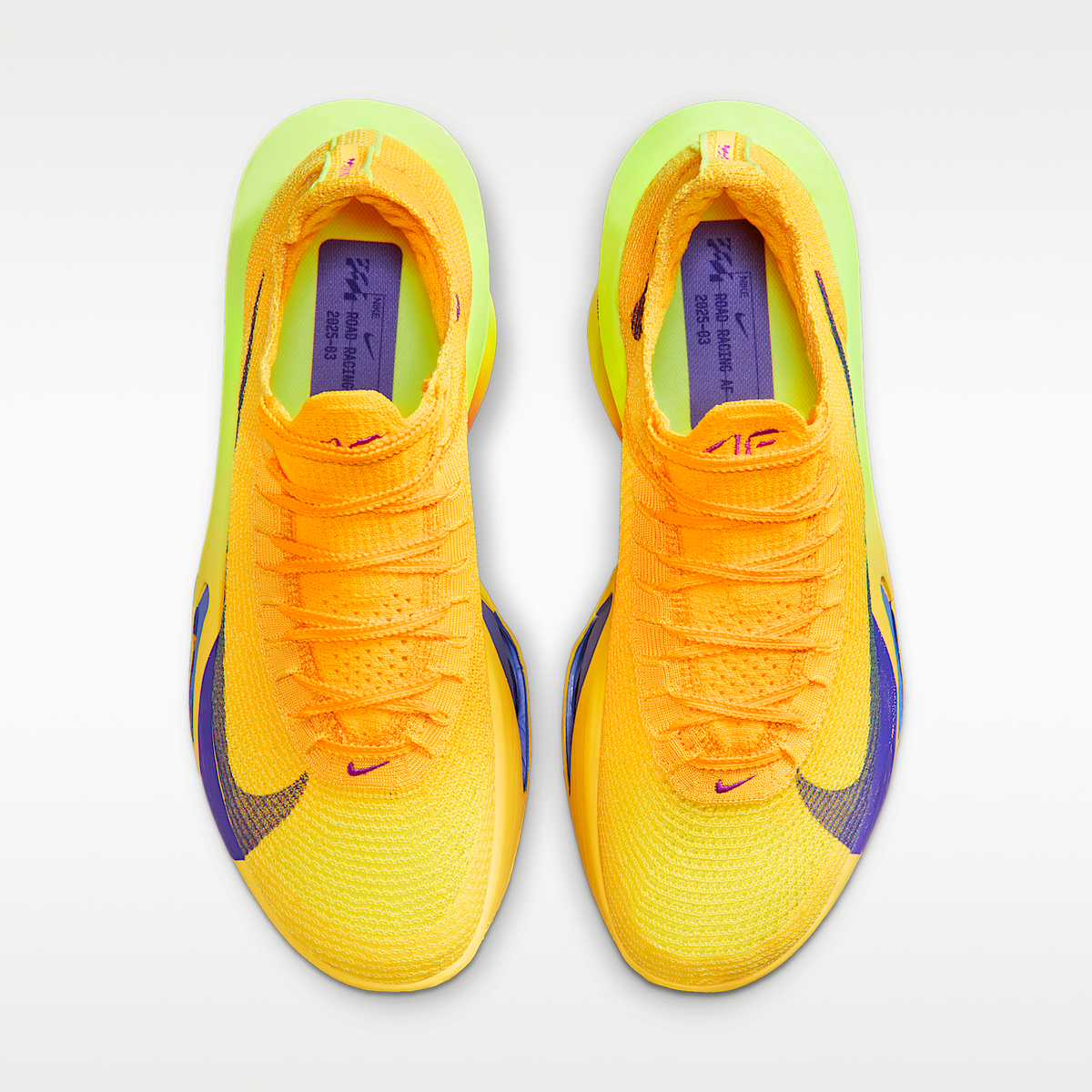 Alphafly NEXT% 3 'Laser Orange Indigo Burst Citron