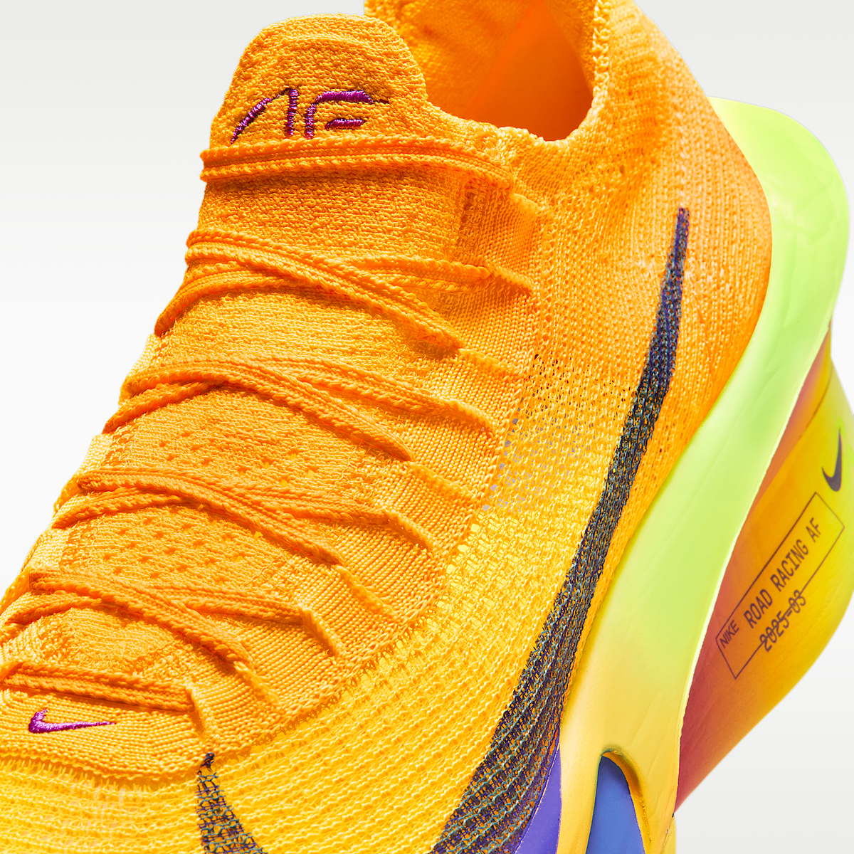 Alphafly NEXT% 3 'Laser Orange Indigo Burst Citron