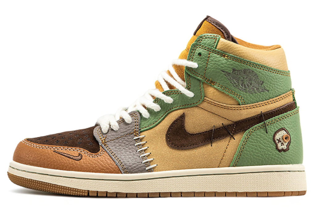 Air Jordan 1 High Voodoo Brown / Grey / Green