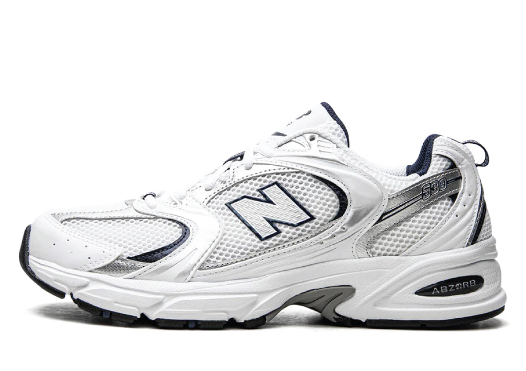 New Balance 530 White / Silver / Navy